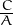 C-
A