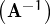 (   )
 A-1