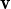 v